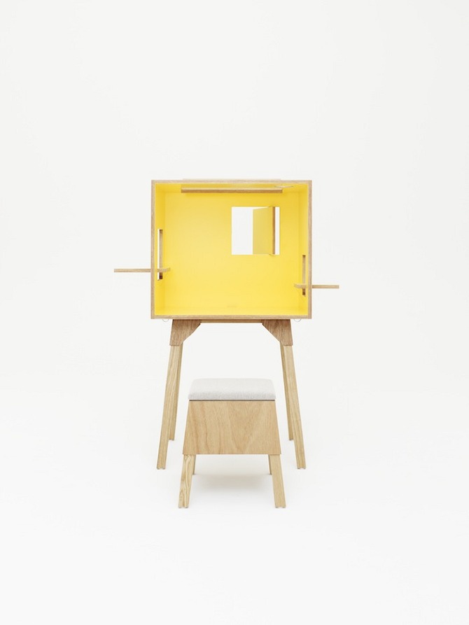 Koloro desk / Koloro stool by Torafu Architects on thisispaper.com kol 04 photo akihiro ito Koloro desk / Koloro stool by Torafu Architects on thisispaper.com